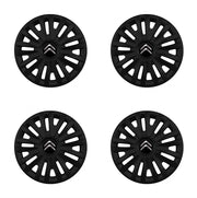 Set 4 capace roti potrivite jantelor de 16 inch compatibile CITROEN, Model 412 Black