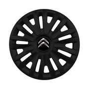 Set 4 capace roti potrivite jantelor de 16 inch compatibile CITROEN, Model 412 Black