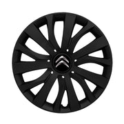 Set 4 capace roti potrivite jantelor de 15 inch compatibile CITROEN, Model - 345 Black Edition