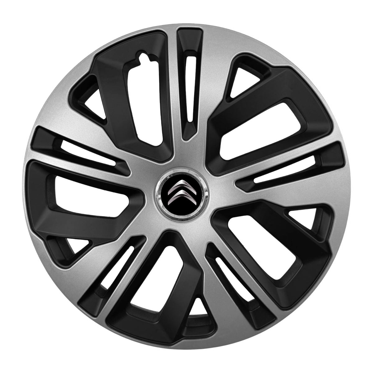 Set 4 capace 15 inch // Grafit Raven II, compatibil cu gama auto CITROEN ,bi-color