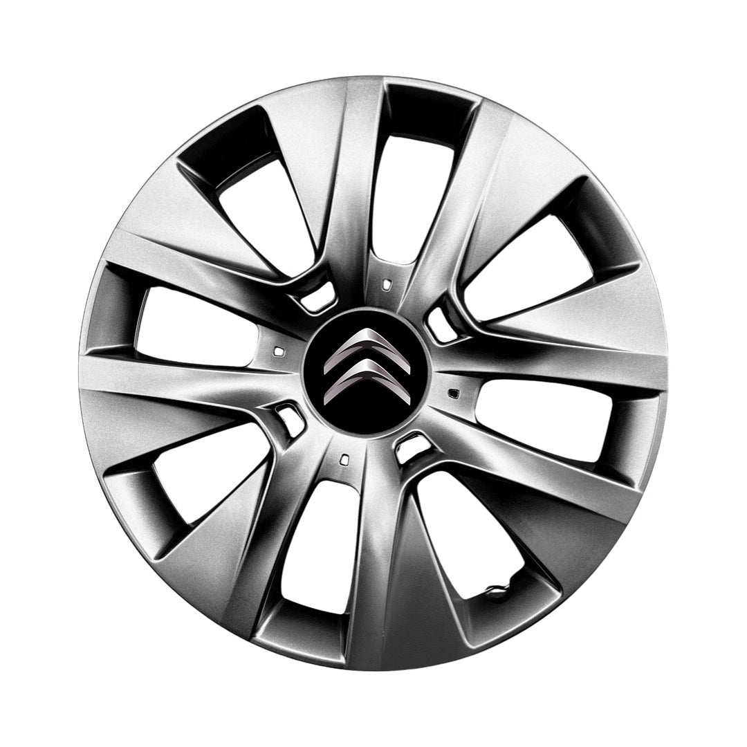 Set 4 capace roti potrivite jantelor de 15 inch compatibile Citroen, Model - 334