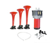 Claxon auto cu 3 goarne, muzical ,12V sunet puternic