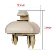 Clips, clema, suport pentru parasolar auto compatibil cu Audi A1, A3, A4, A5, TT, Q3, Q5, Q7 - crem