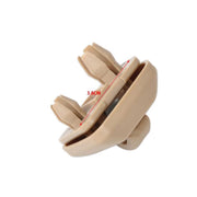 Clips, clema, suport pentru parasolar auto compatibil cu Audi A1, A3, A4, A5, TT, Q3, Q5, Q7 - crem