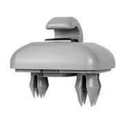 Clips, clema, suport pentru parasolar auto compatibil cu Audi A1, A3, A4, A5, TT, Q3, Q5, Q7 - gri