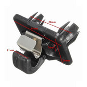 Clips, clema, suport pentru parasolar auto compatibil cu Audi A1, A3, A4, A5, TT, Q3, Q5, Q7 - negru