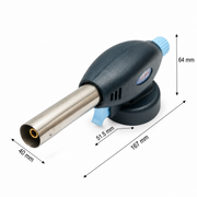 Arzător Portabil Tip Pistol, cu 1 Butelie Gaz 227 g Inclusă, Aprindere Piezo, Temperatură 1300°C