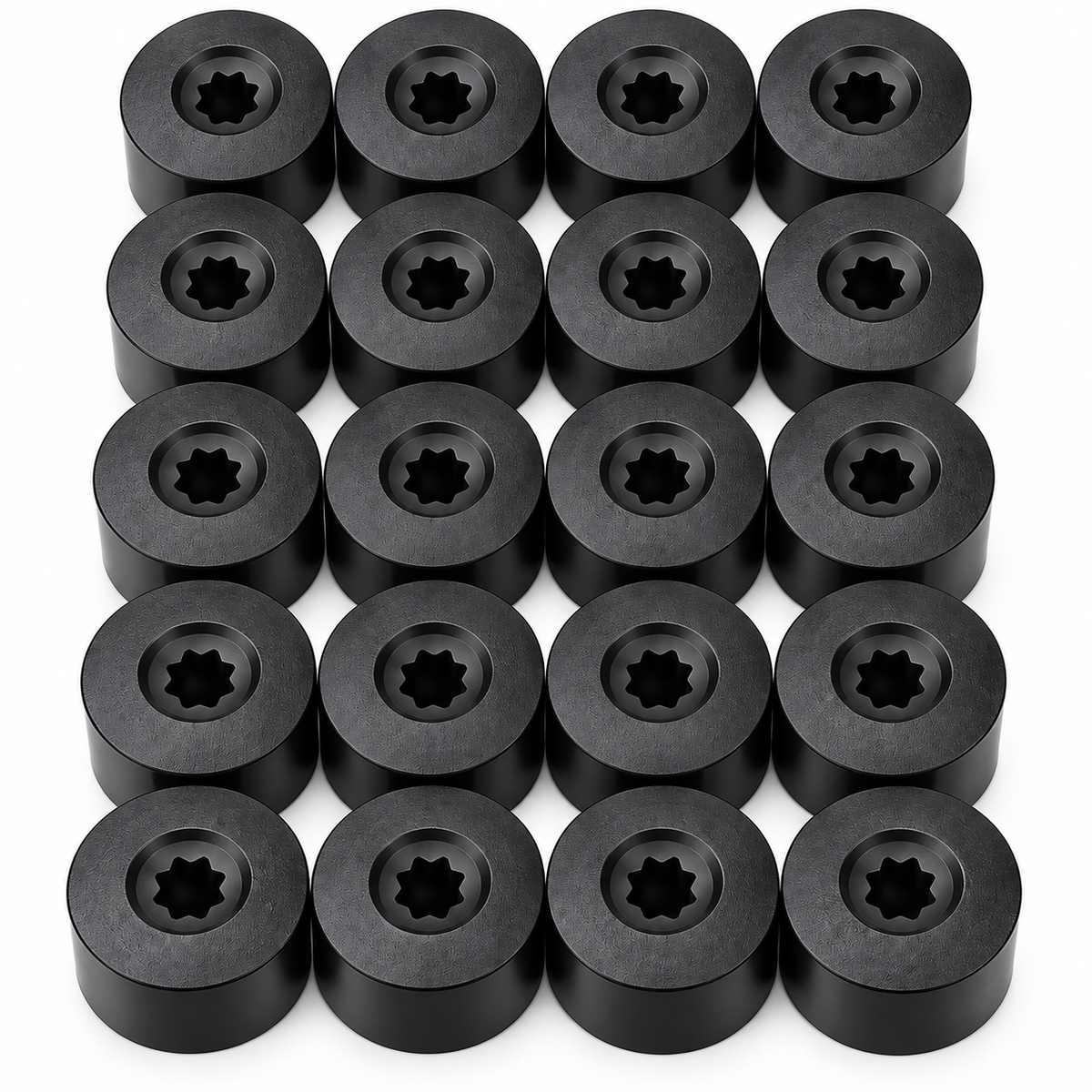 Set 20 Capace pentru Prezoane 17 mm, Compatibile VW, Audi, Skoda, Cheie Extractoare, Negru