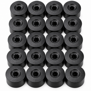 Set 20 Capace pentru Prezoane 17 mm, Compatibile VW, Audi, Skoda, Cheie Extractoare, Negru
