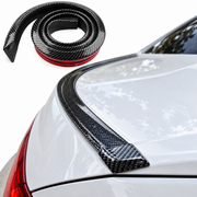 Eleron Auto Universal M Design, Aspect Carbon, Cauciuc Flexibil, Bandă Adezivă 3M, pentru Portbagaj, 145 x 4,5 x 2 cm, L Size