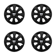 Set 4 capace roti potrivite jantelor de 15 inch compatibile DACIA, Model - 316 Black Edition