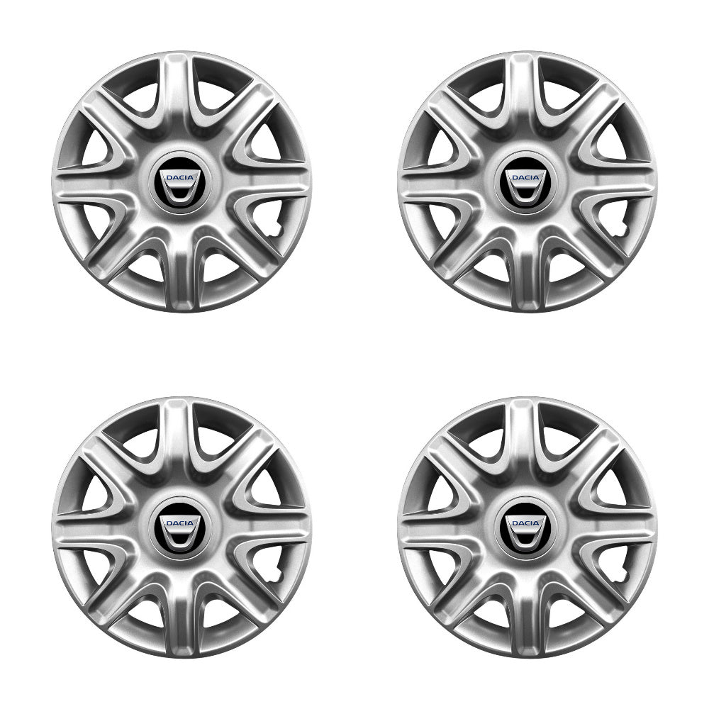 Set 4 capace roti potrivite jantelor de 15 inch compatibile gama DACIA model - 332