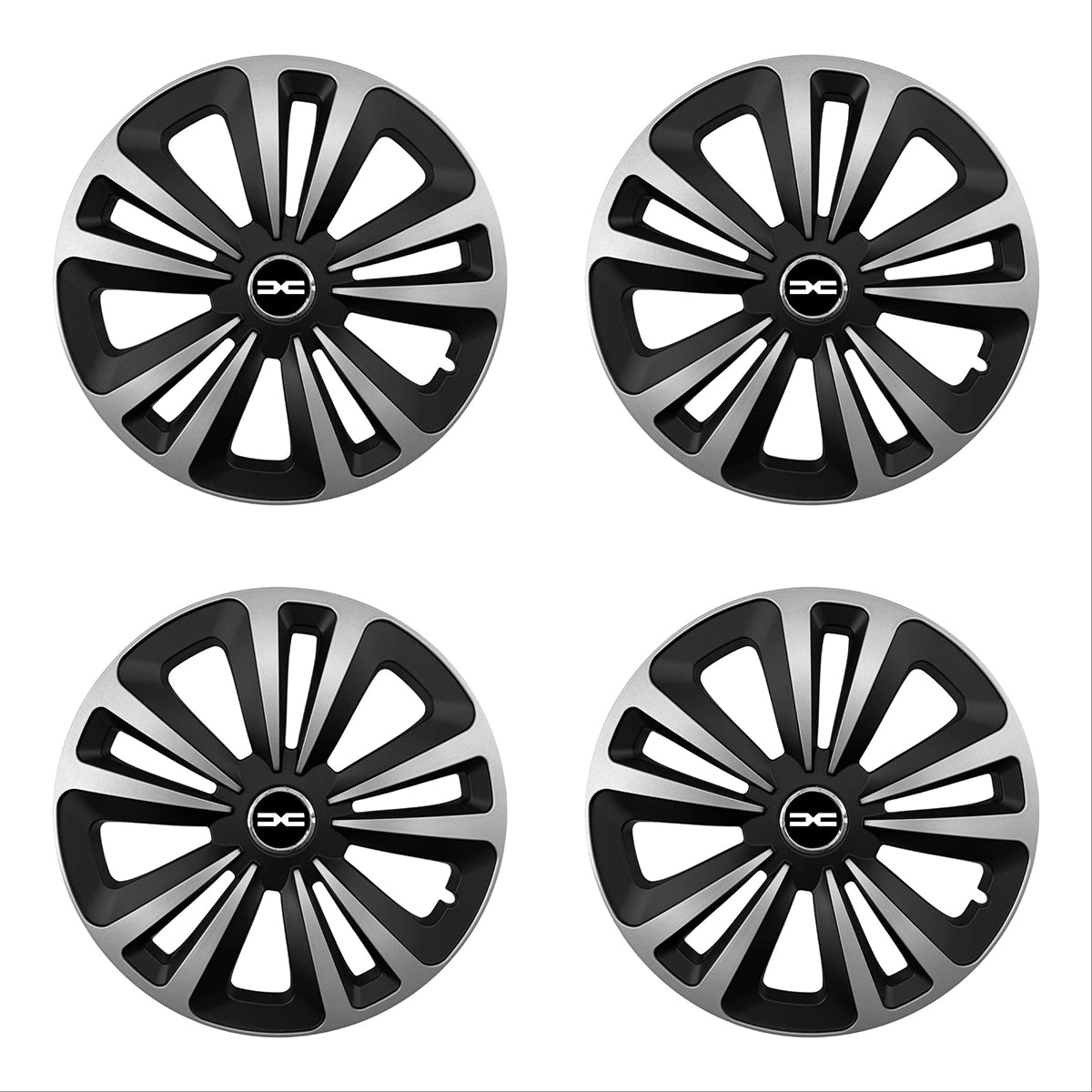 Set 4 capace 16 inch // Grafit TERRA II, compatibil cu gama auto NEW DACIA,bi-color