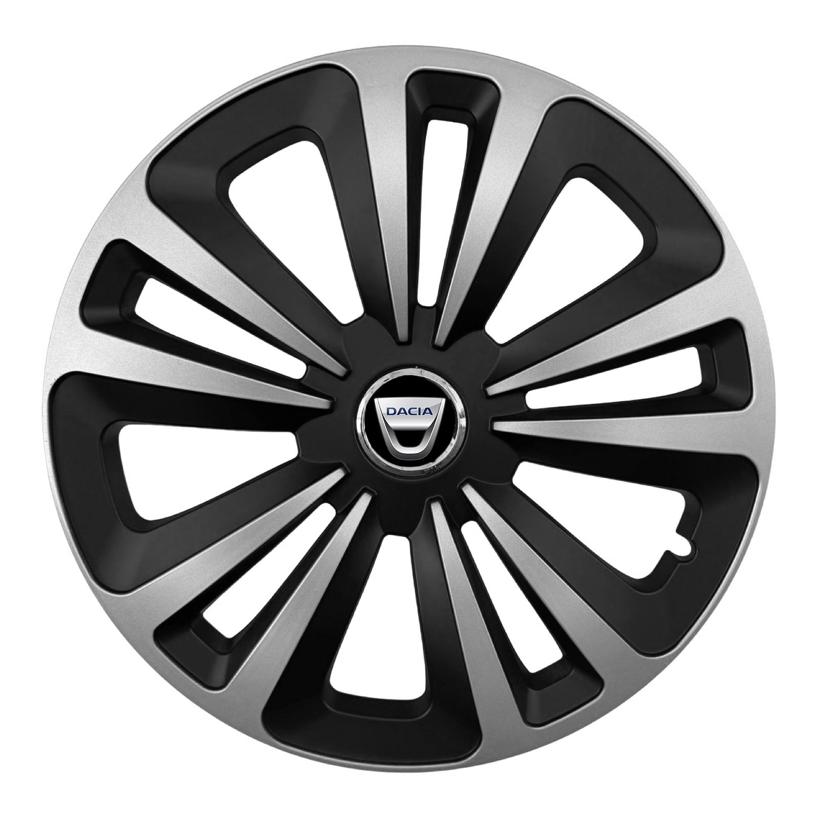 Set 4 capace 15 inch // Grafit TERRA II, compatibil cu gama auto DACIA,bi-color