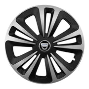 Set 4 capace 16 inch // Grafit TERRA II, compatibil cu gama auto DACIA,bi-color
