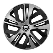 Set 4 capace 16 inch // Grafit Raven II, compatibil cu gama auto Dacia ,bi-color