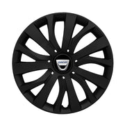 Set 4 capace roti potrivite jantelor de 15 inch compatibile DACIA, Model - 345 Black Edition