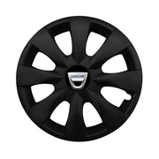 Set 4 capace roti potrivite jantelor de 15 inch compatibile DACIA, Model - 316 Black Edition