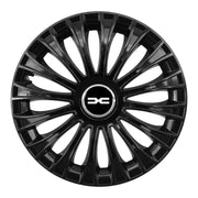 Set 4 capace 16 inch // DINO, compatibil cu gama auto new DACIA,negru