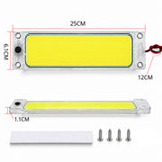 Plafonieră Auto LED COB, 12V-30V, 1900 lm, 25 cm, Lumină Alb Rece 6000K, Unghi 175°, pentru Dube, Camioane și Rulote, Gospodarie