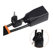 Dispozitiv blocare volan, dubla blocare in centura de siguranta si cheie