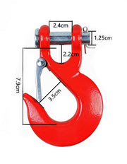 Sufa / Plasmă sintetică pentru troliu auto 9.5mm x 25m cu cârlig inclus
