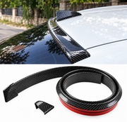 Eleron Auto Universal M Design, Aspect Carbon, Cauciuc Flexibil, Bandă Adezivă 3M, pentru Portbagaj, 145 x 4,5 x 2 cm, L Size
