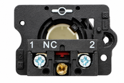 Buton Comandă STOP Industrial, Roșu, cu Revenire Automată, Contact 1NC, 400V/10A, LAY5, Breckner Germany