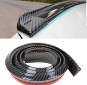 Eleron auto universal din cauciuc tip Carbon pentru portbagaj sau luneta, 140 cm x 3.5 cm