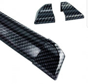 Eleron auto universal din cauciuc tip Carbon pentru portbagaj sau luneta, 140 cm x 3.5 cm