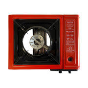 Aragaz Portabil Camping cu Gaz, 4 Butelii 400 ml si Manusi De Protectie AutoSSF, Aprindere Piezo Automata, 2.2 kW