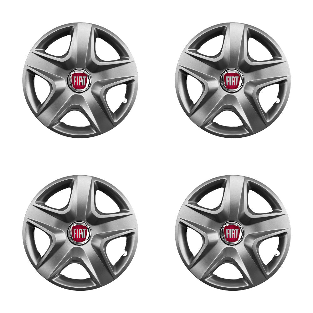 Set 4 capace roti potrivite jantelor de 16 inch compatibile FIAT, Model - 418
