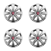 Set 4 capace roti potrivite jantelor de 15 inch compatibile Fiat, Model - 328