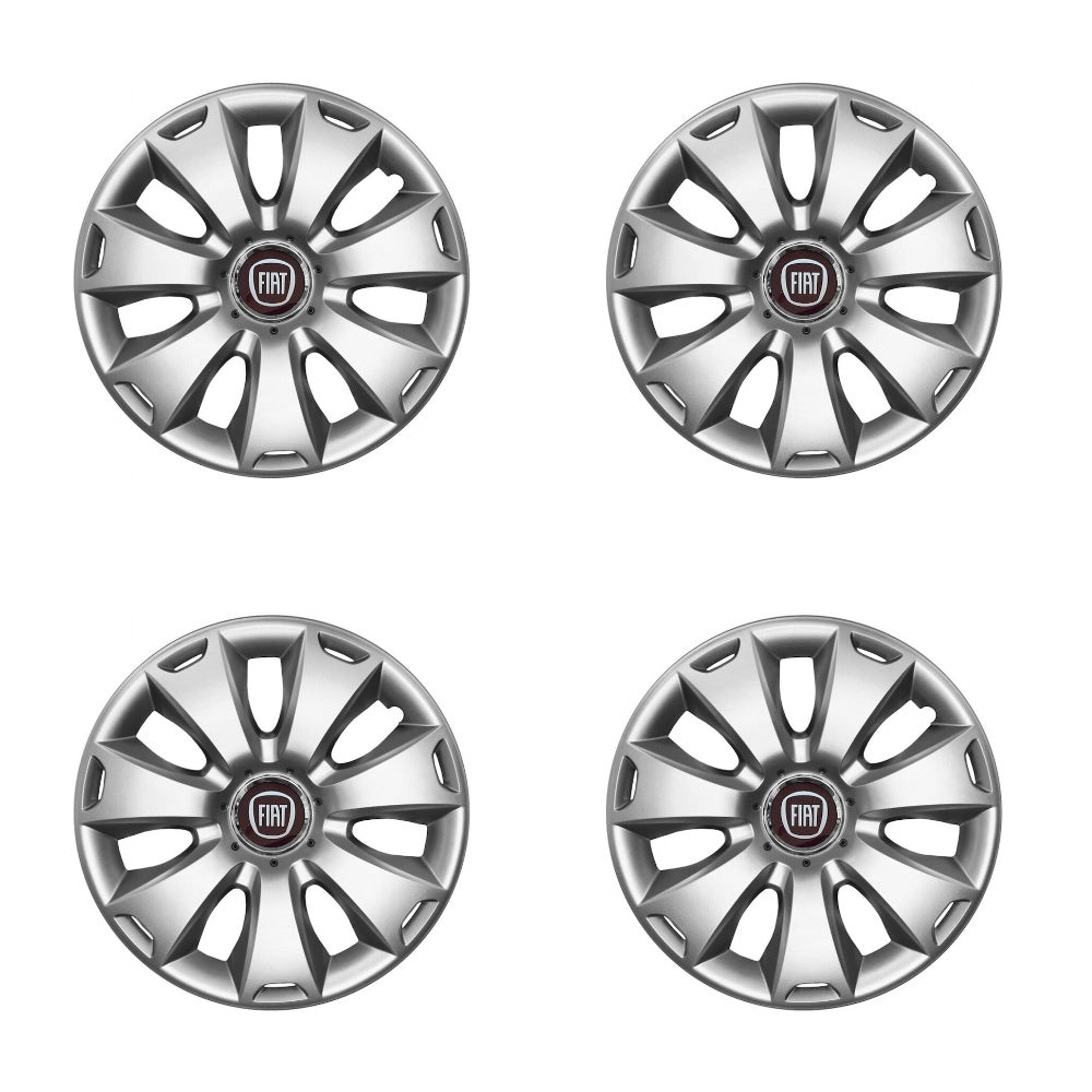 Set 4 capace roti potrivite jantelor de 16 inch compatibile FIAT 500,Punto,Bravo,Albea,Tipo,Stilo,Model - 417