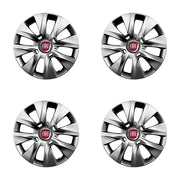 Set 4 capace roti potrivite jantelor de 15 inch compatibile Fiat, Model - 334