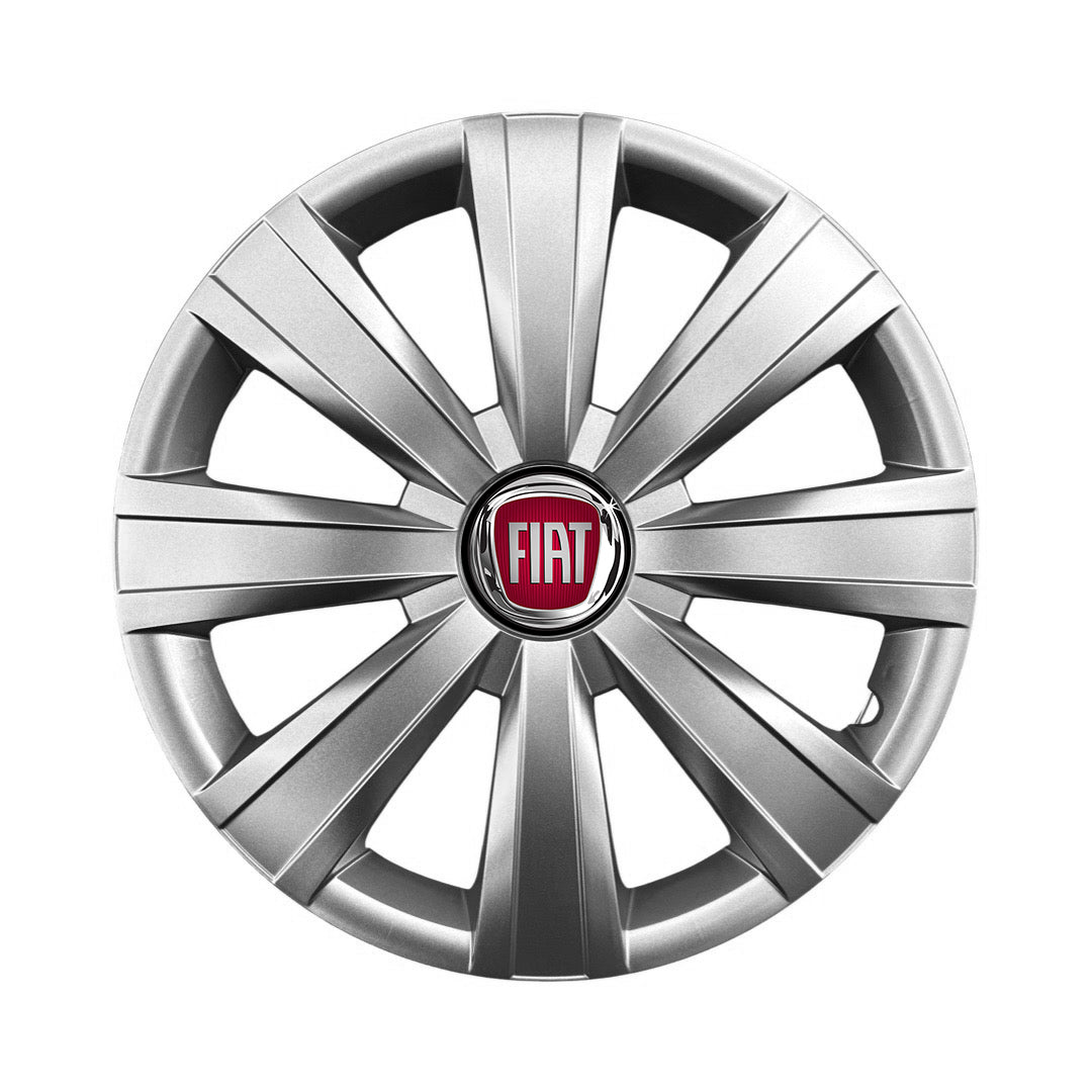 Set 4 capace roti potrivite jantelor de 15 inch compatibile Fiat, Model - 328