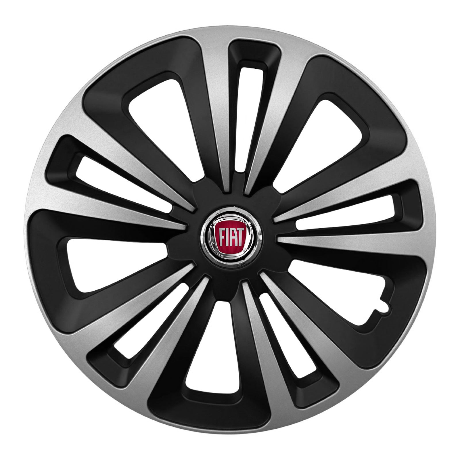 Set 4 capace 15 inch // Grafit TERRA II, compatibil cu gama auto FIAT,bi-color