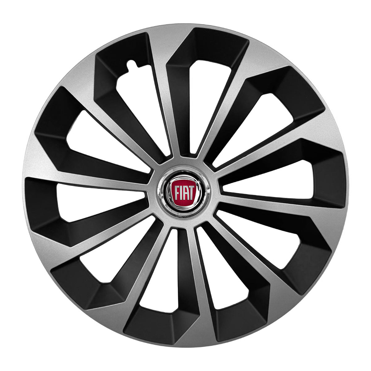 Set 4 capace 15 inch // Grafit FAME II, compatibil cu gama auto FIAT,bi-color