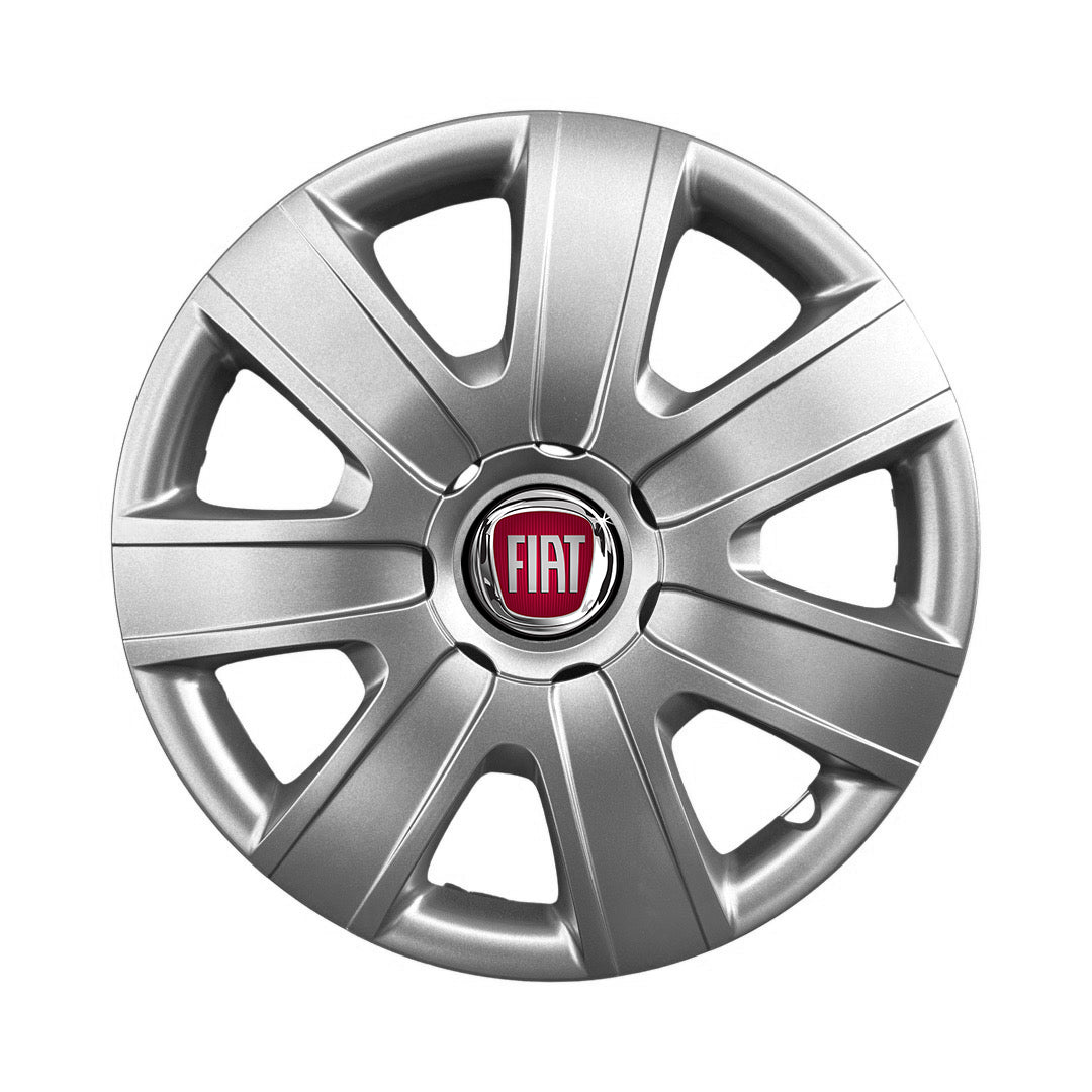 Set 4 capace roti potrivite jantelor de 15 inch compatibile FIAT 500,Punto,Bravo,Albea,Tipo,Stilo,Model-325