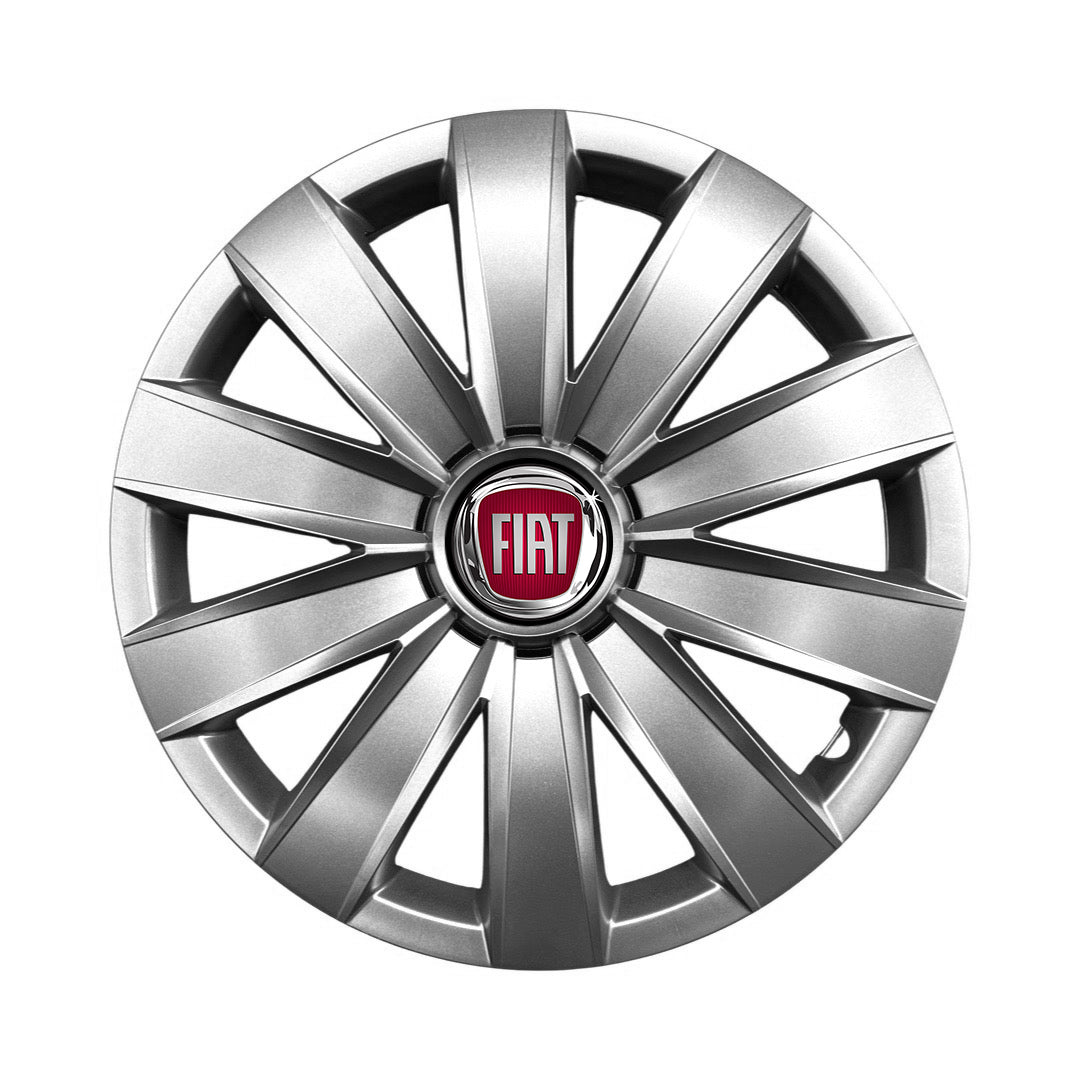 Set 4 capace roti potrivite jantelor de 14 inch compatibile Fiat, Model - 226
