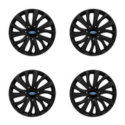 Set 4 capace roti potrivite jantelor de 15 inch compatibile FORD, Model - 345 Black Edition
