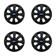 Set 4 capace roti potrivite jantelor de 15 inch compatibile FORD, Model - 316 Black Edition