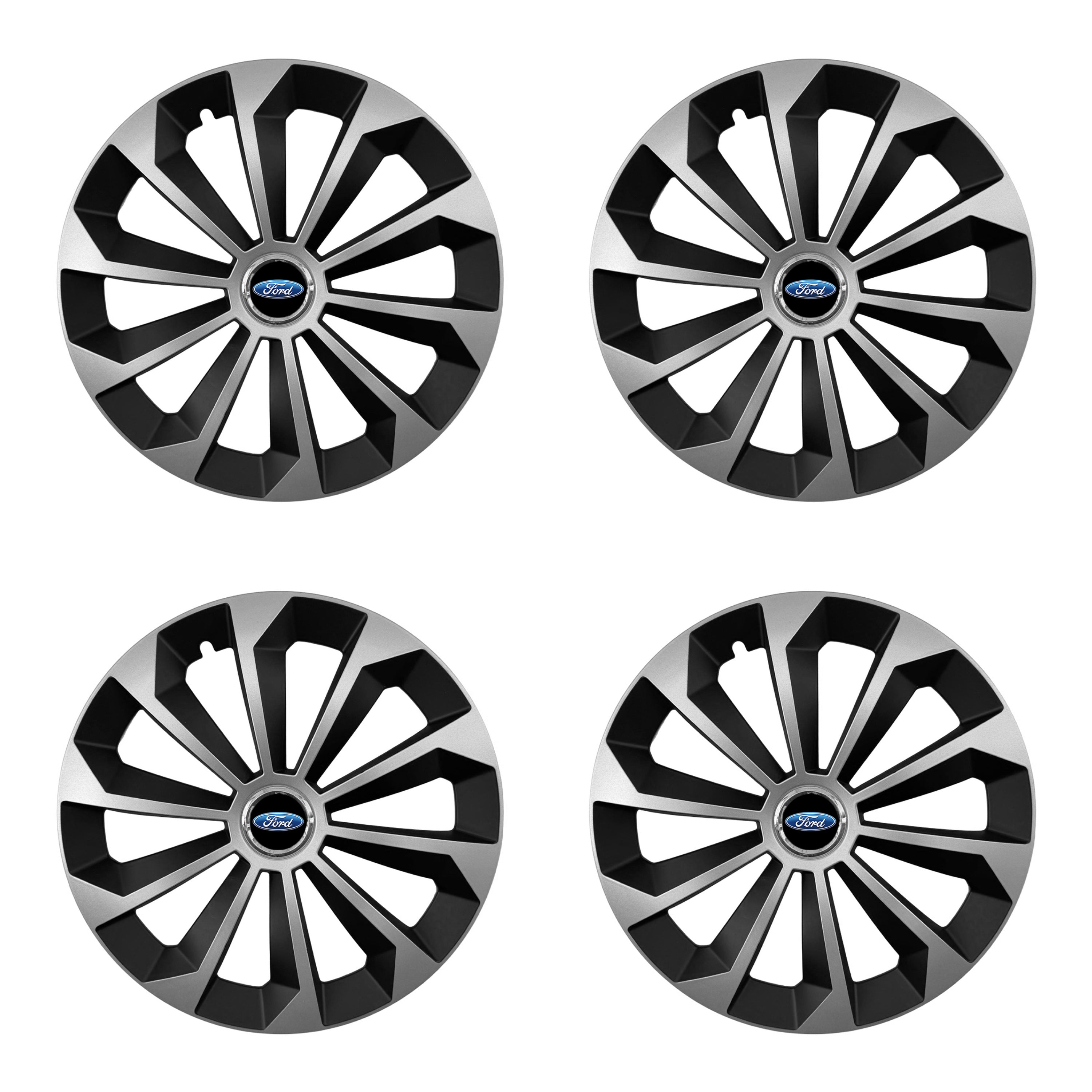 Set 4 capace 15 inch // Grafit FAME II, compatibil cu gama auto FORD,bi-color
