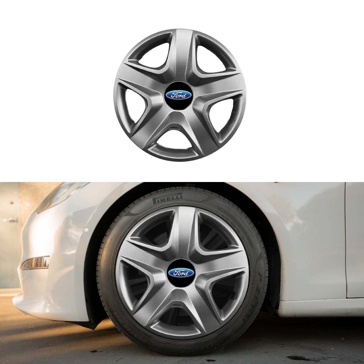 Set 4 capace roti potrivite jantelor de 16 inch compatibile FORD Focus,Fiesta,Ka,C-max,Escort,Fusion,Galaxy,Mondeo,Transit,Model-418