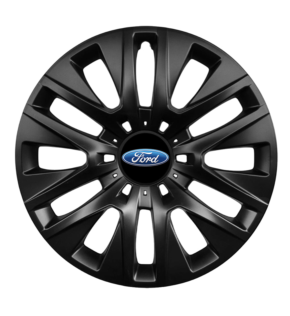 Set 4 capace roti potrivite jantelor de 16 inch compatibile FORD, Model 429 Black