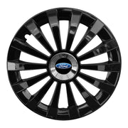 Set 4 capace 16 inch // MERIDIAN, compatibil cu gama auto FORD,negru
