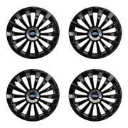 Set 4 capace 15 inch // MERIDIAN, compatibil cu gama auto FORD,negru
