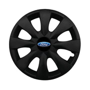 Set 4 capace roti potrivite jantelor de 15 inch compatibile FORD, Model - 316 Black Edition