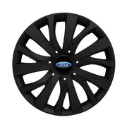 Set 4 capace roti potrivite jantelor de 15 inch compatibile FORD, Model - 345 Black Edition