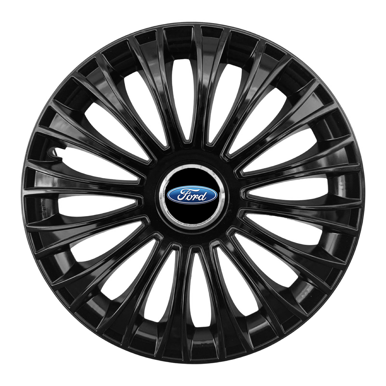 Set 4 capace 16 inch // DINO, compatibil cu gama auto FORD,negru